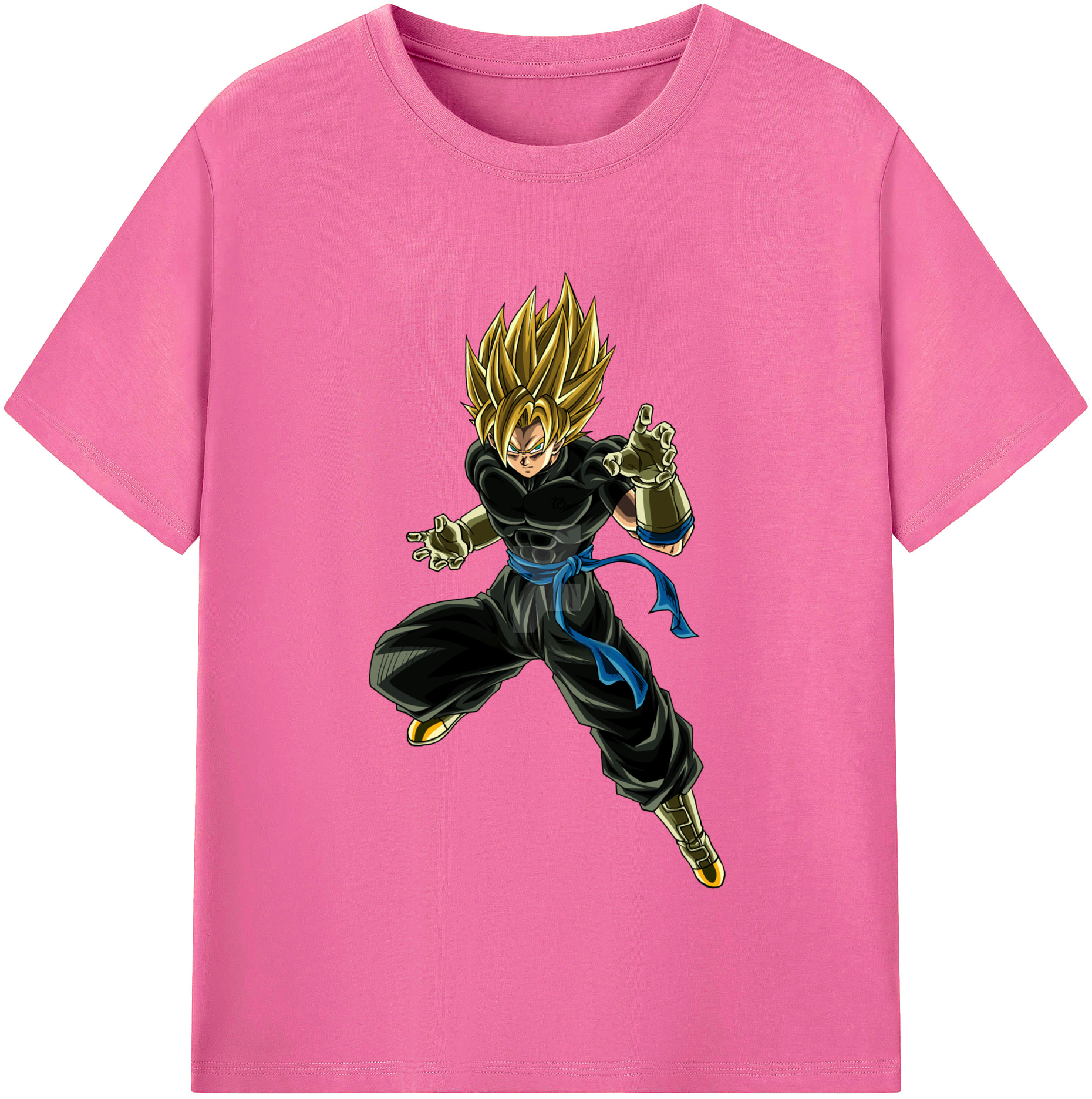 （画像用） ドラゴンボール ベジット DRAGON BALL Vegetto レディースカジュアルプリントTシャツ（綿100％）